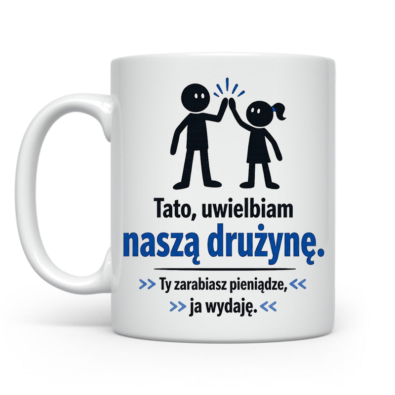 Tato uwielbiam naszą drużynę
