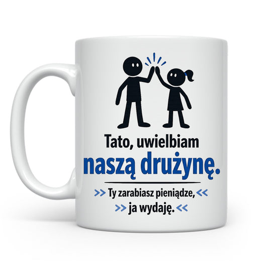 Tato uwielbiam naszą drużynę
